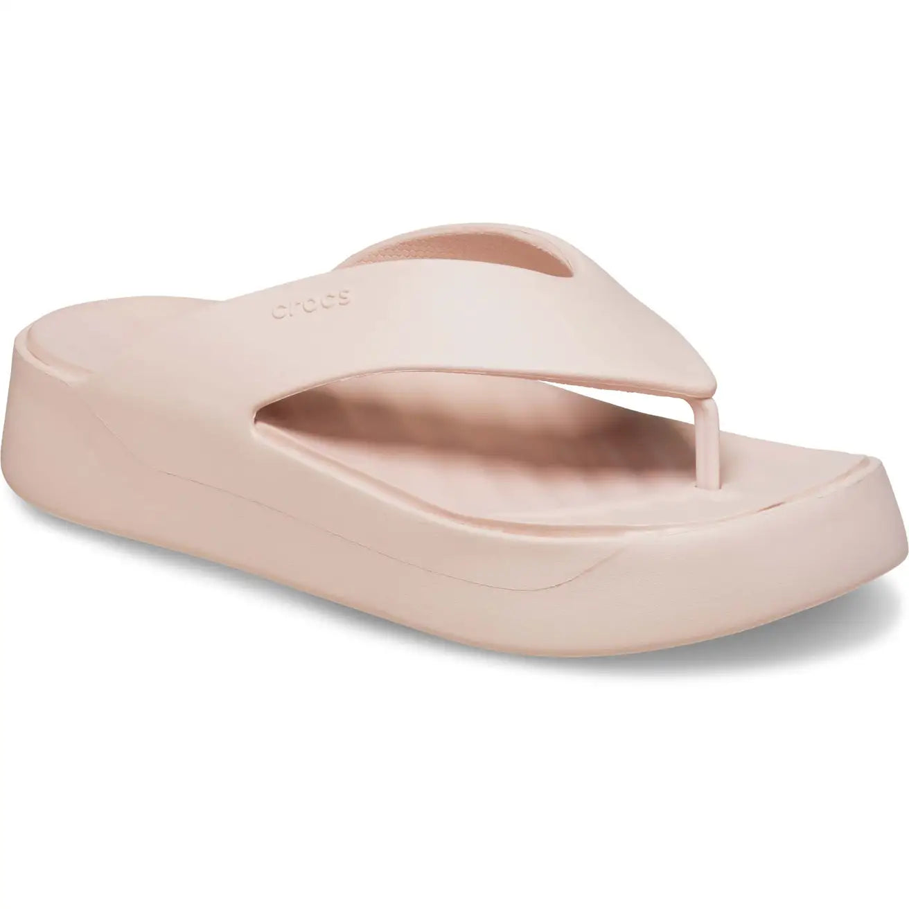 CROCS WOMENS GETAWAY PLATFORM FLIP - QUARTZ