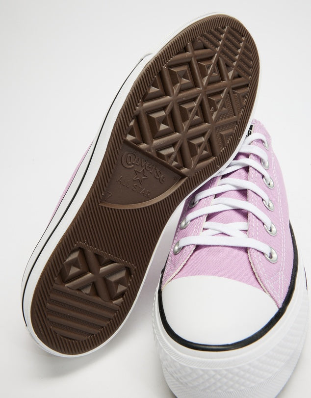 CONVERSE WOMENS CHUCK TAYLOR ALL STAR LIFT OX - CLASSIC AMETHYST/WHITE/BLACK