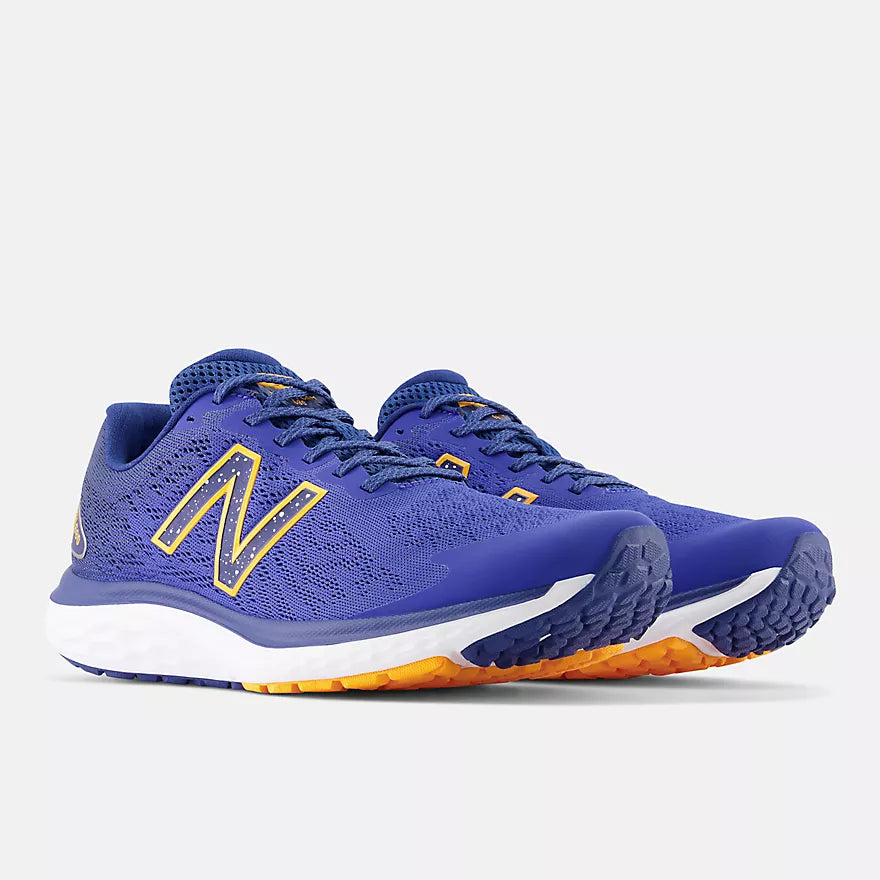 NEW BALANCE MENS 680v7 - Marine blue/night sky/hot marigold