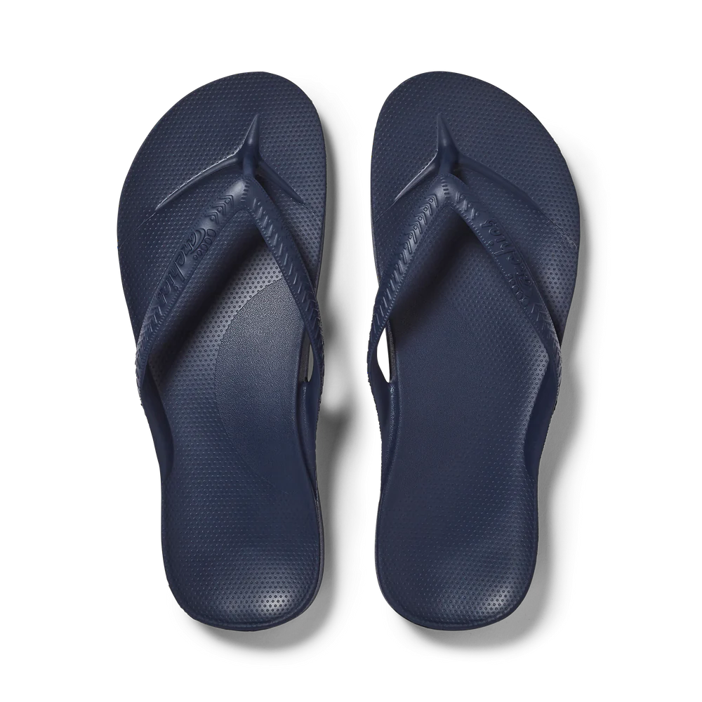 ARCHIES ARCH SUPPORT JANDALS - NAVY