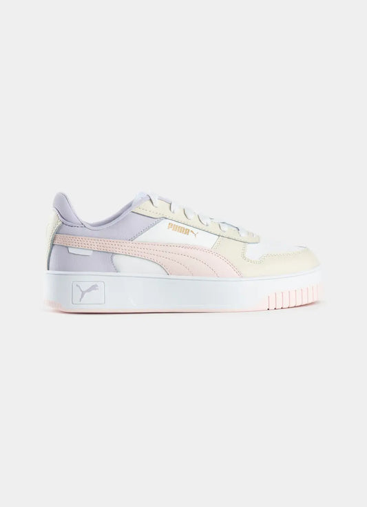 PUMA WOMENS CARINA STREET - WHITE/PINK/ALPINE SNOW