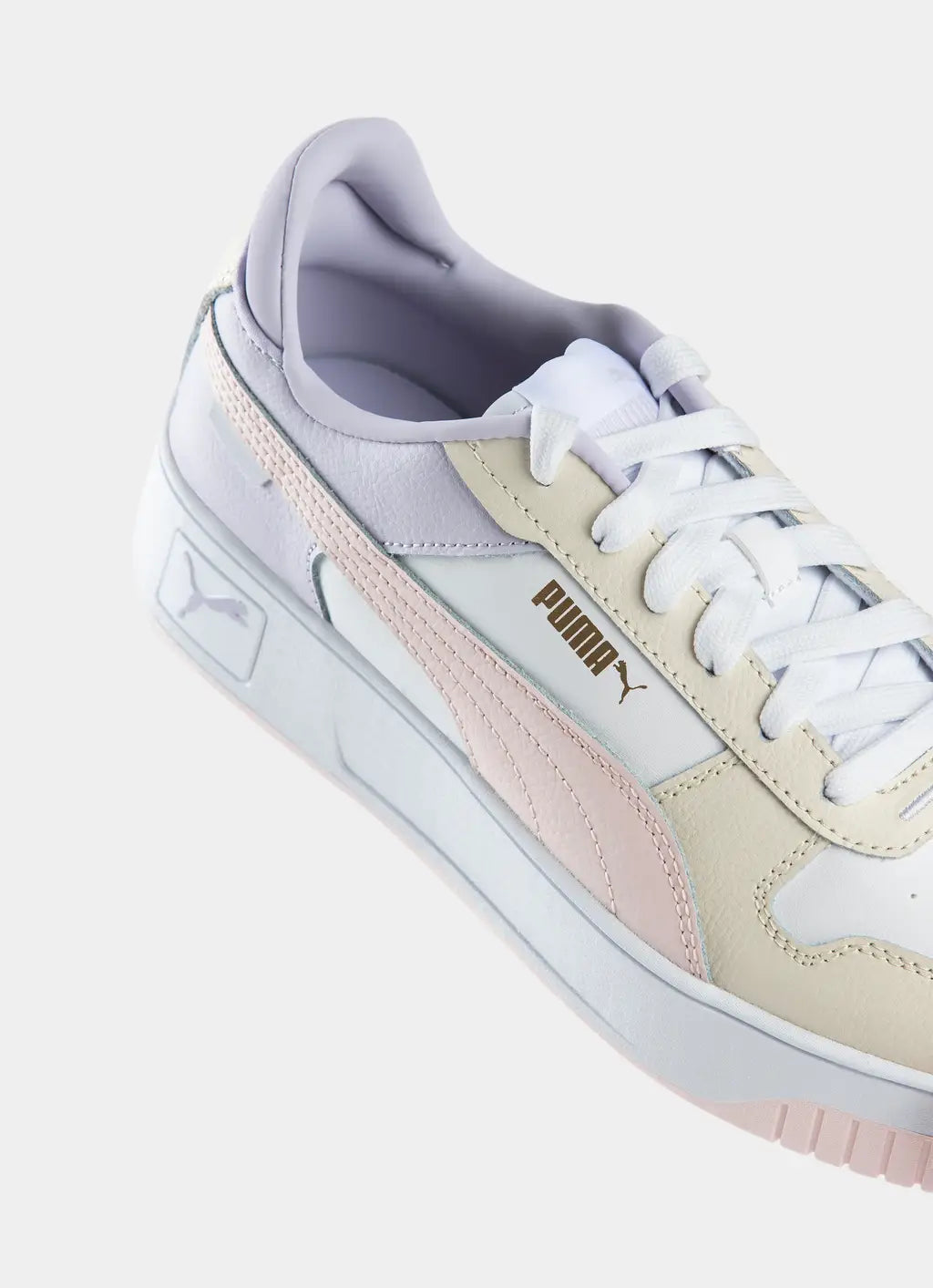 PUMA WOMENS CARINA STREET - WHITE/PINK/ALPINE SNOW