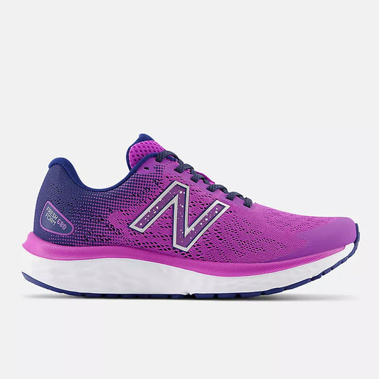 NEW BALANCE WOMENS FRESH FOAM 680 v7 - COSMIC ROSE/NIGHT SKY/SILVER