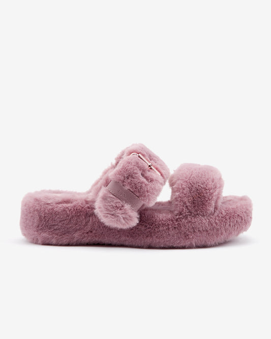 SKECHERS COZY WEDGE - ROSE