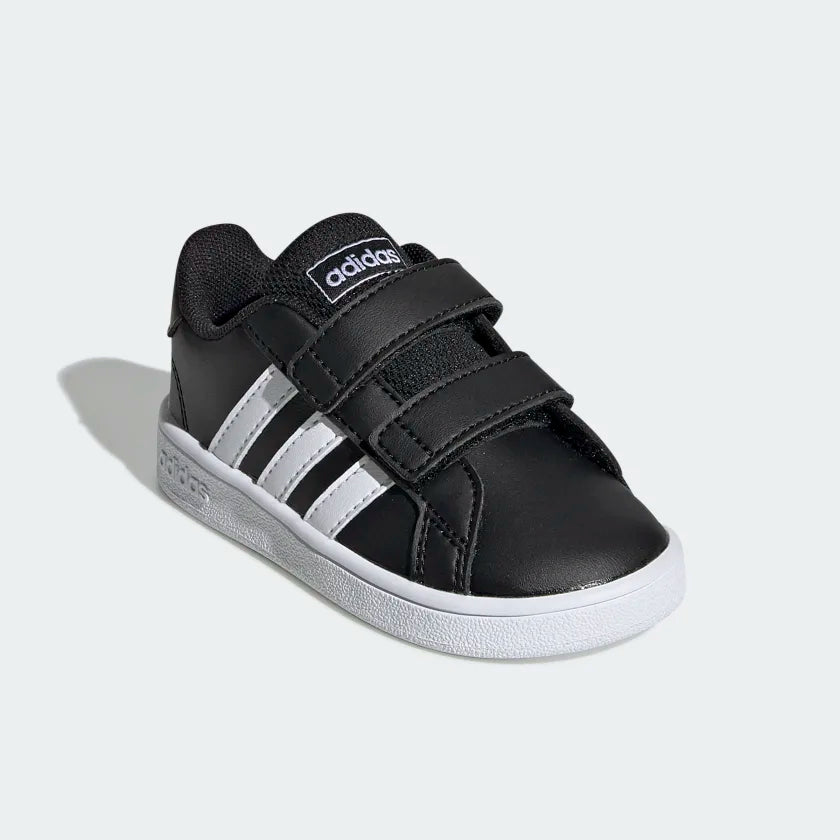 ADIDAS INFANT GRAND COURT I - Core Black / Cloud White / Cloud White