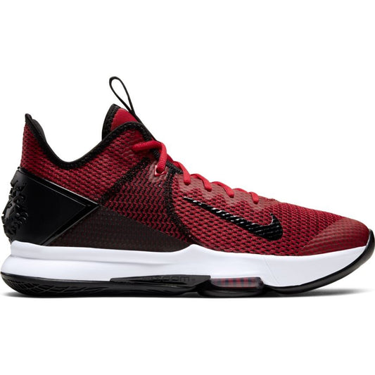 NIKE LEBRON WITNESS IV - BLACK/GYM RED-WHITE