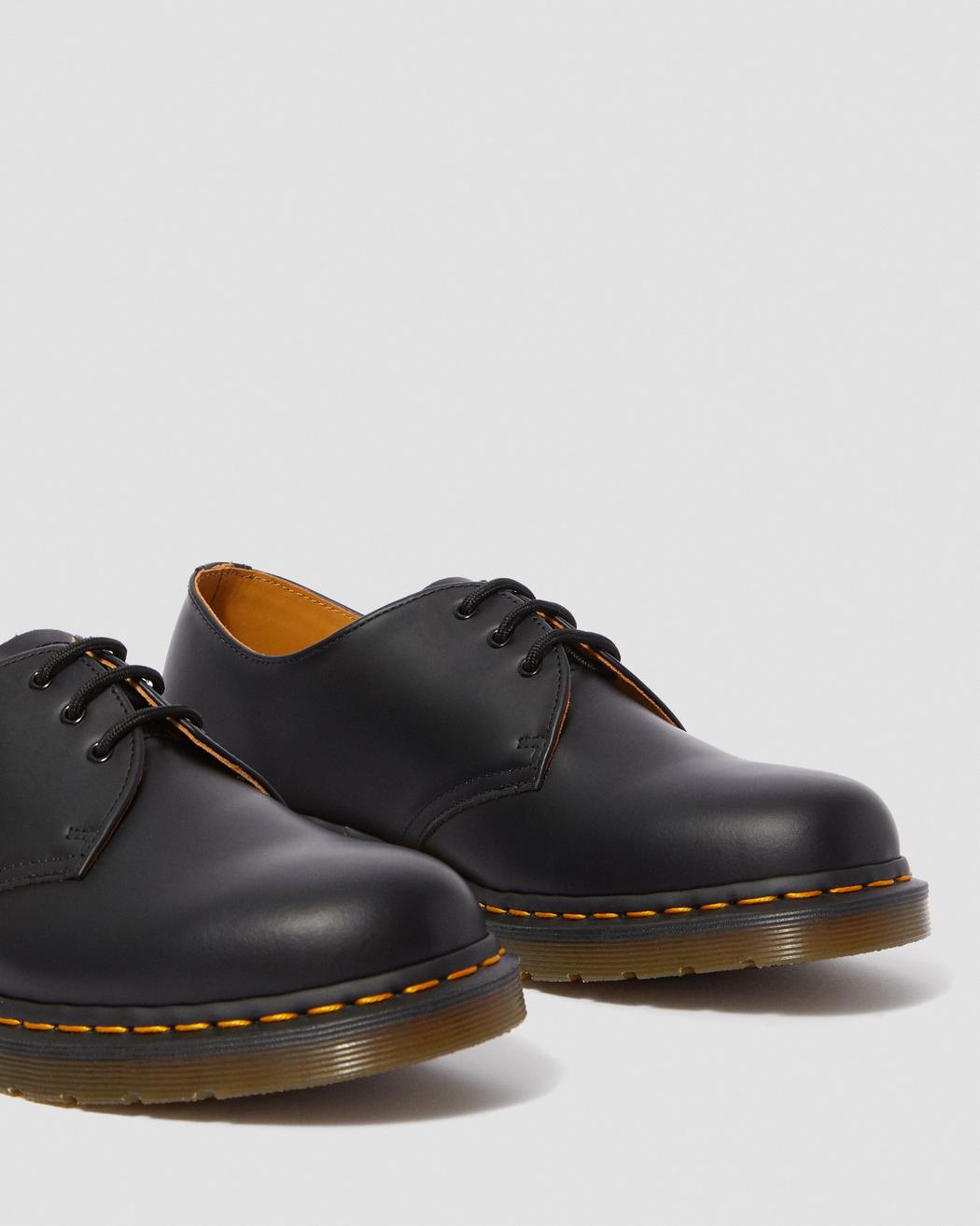 DR MARTENS 1461 SMOOTH LEATHER SHOES - BLACK SMOOTH