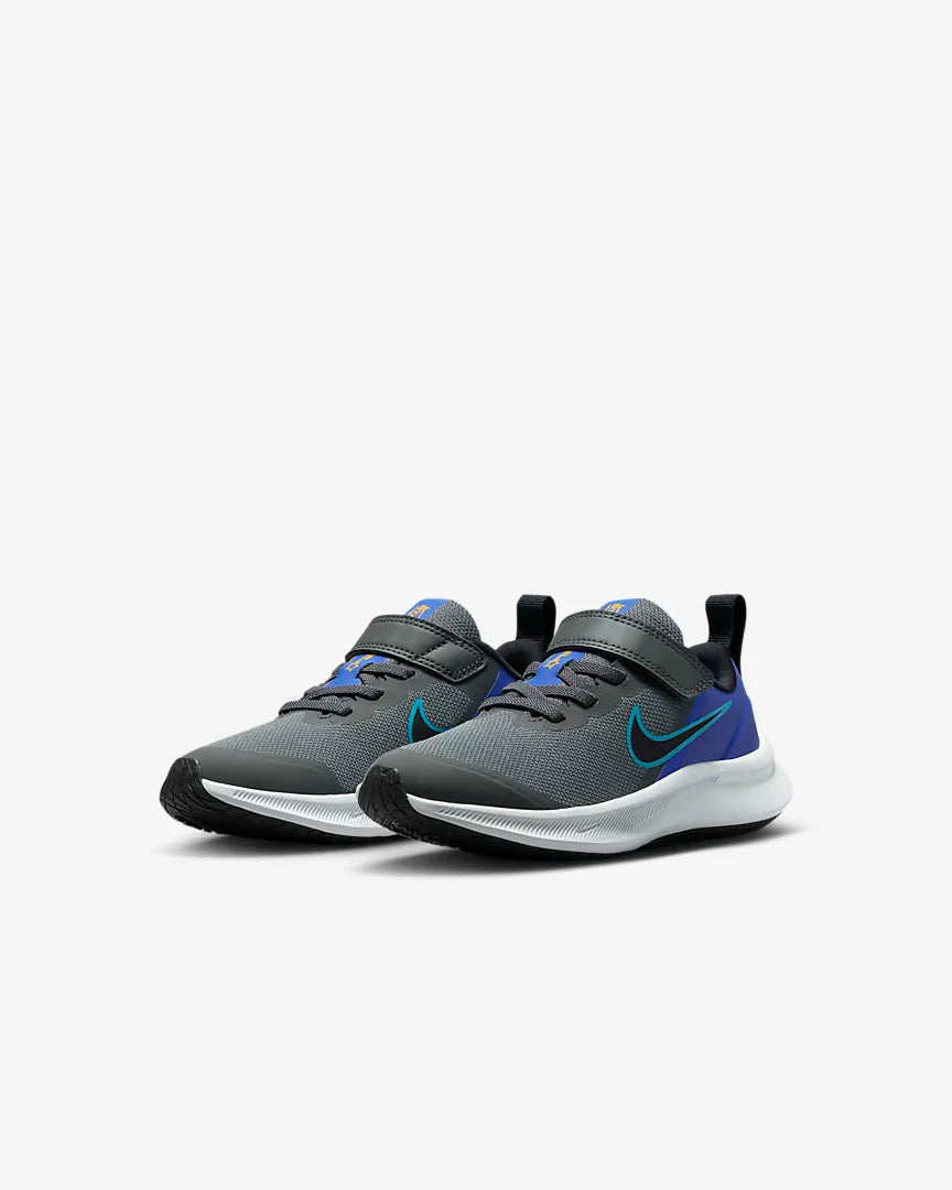 NIKE KIDS STAR RUNNER 3 - Iron Grey/Racer Blue/Black