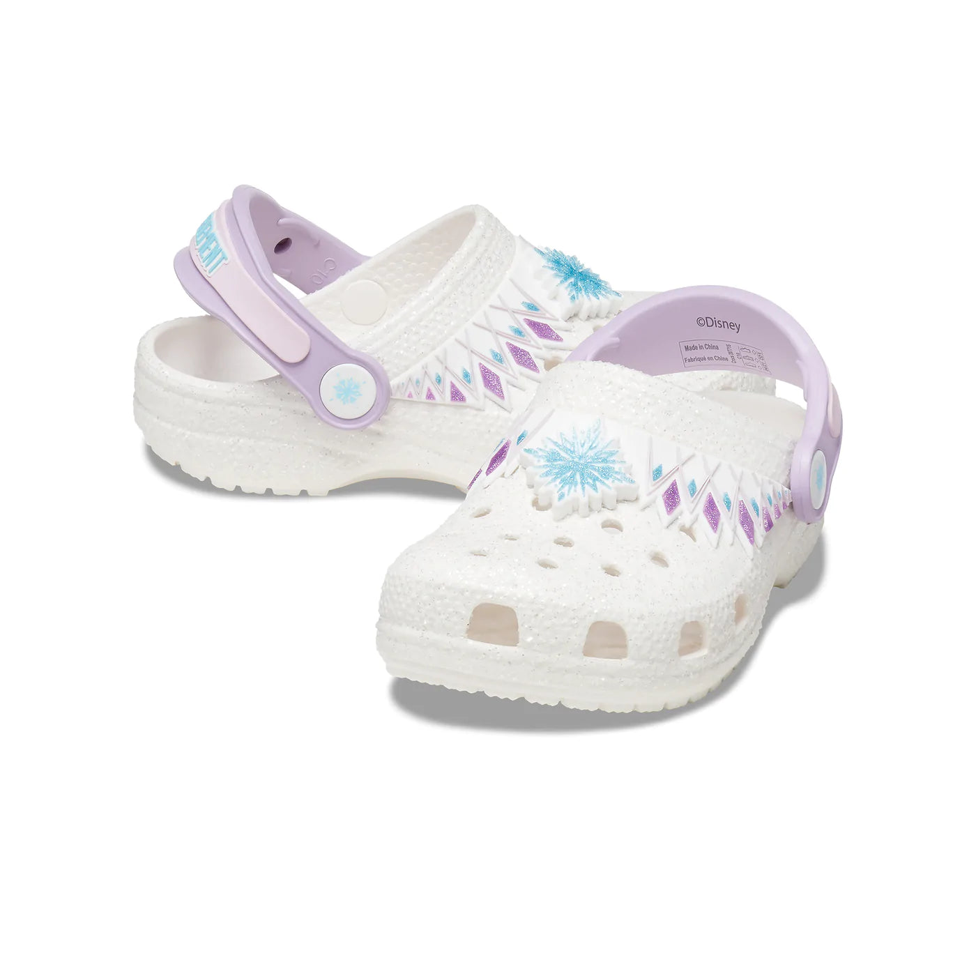 CROCS INFANT I AM FROZEN CLOG - WHITE