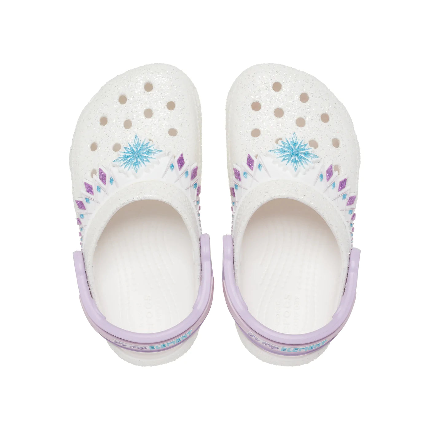 CROCS INFANT I AM FROZEN CLOG - WHITE