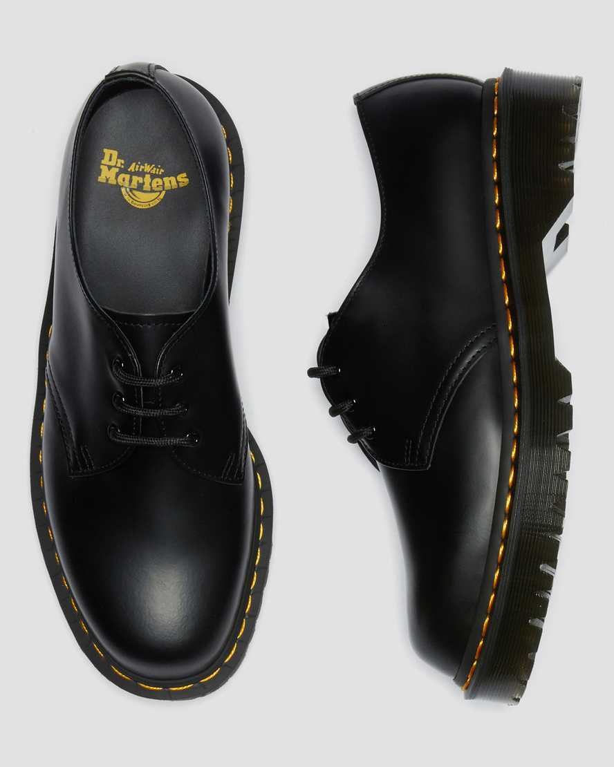 DR MARTENS 1461 BEX SMOOTH LEATHER - BLACK SMOOTH