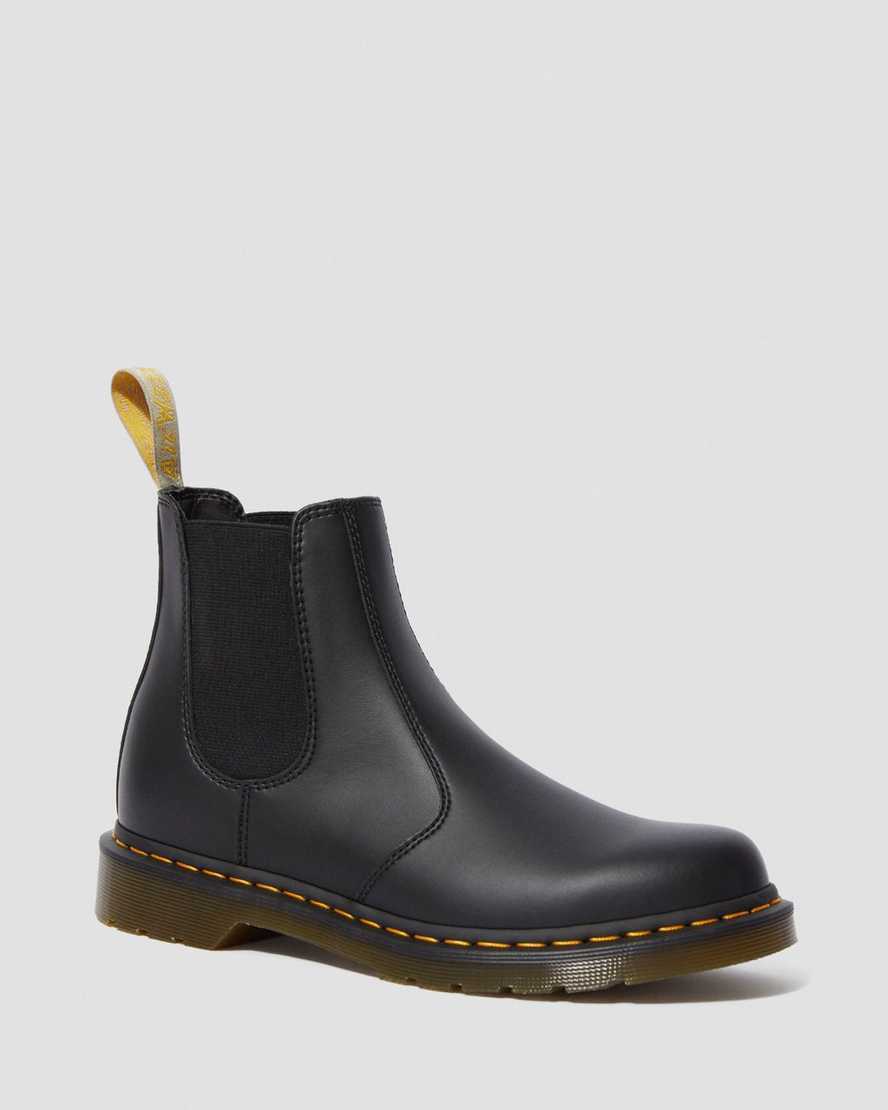 DR MARTEN VEGAN 2976 CHELSEA BOOTS - BLACK FELIX RUB OFF