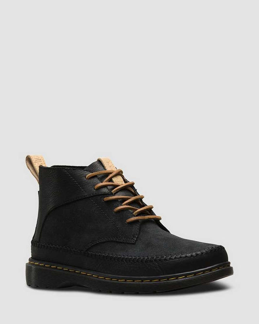 DR MARTENS FLLOYD MESA + WAXY SUEDE WP - BLACK