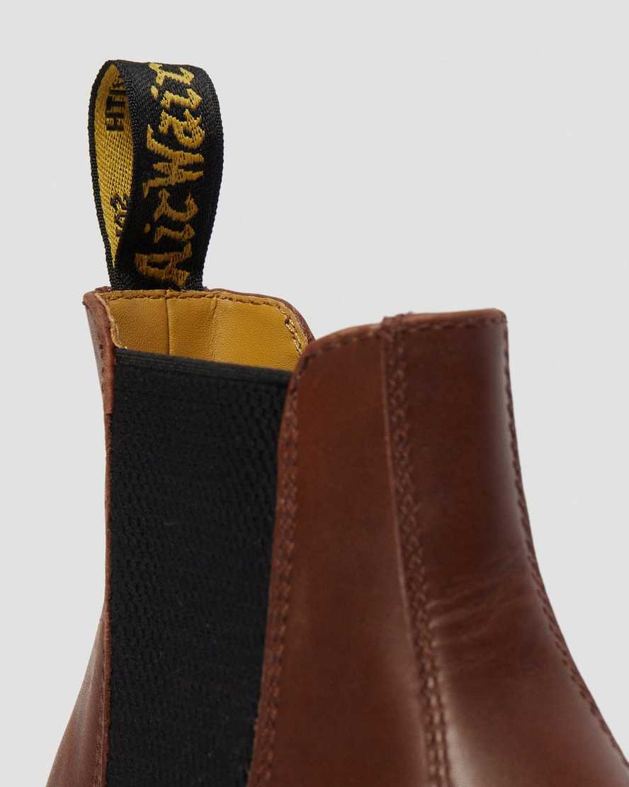 DR MARTENS 2976 CLASSICO LEATHER CHELSEA BOOT - BROWN