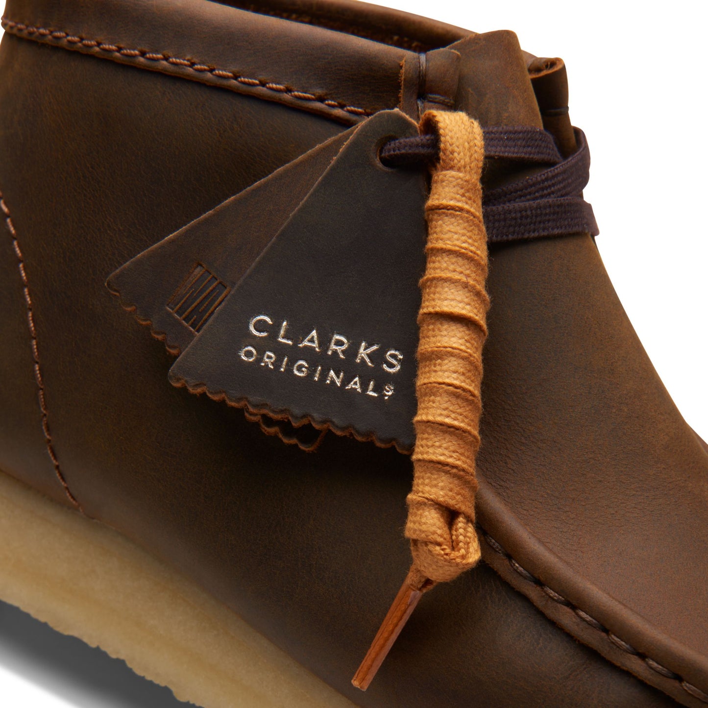 CLARKS WALLABEE BOOT - BEESWAX