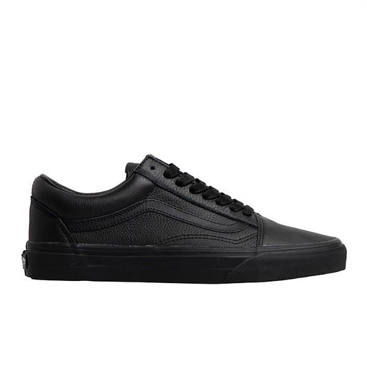 VANS OLD SKOOL LEATHER - BLACK/BLACK