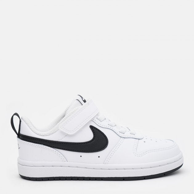 NIKE KIDS COURT BOROUGH LOW 2 - WHITE/BLACK