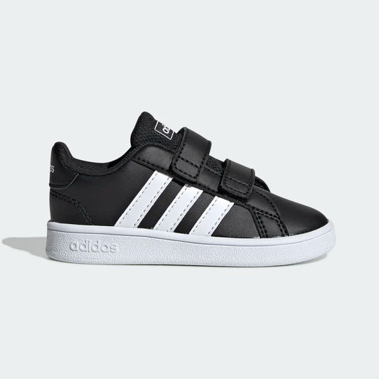 ADIDAS INFANT GRAND COURT I - Core Black / Cloud White / Cloud White