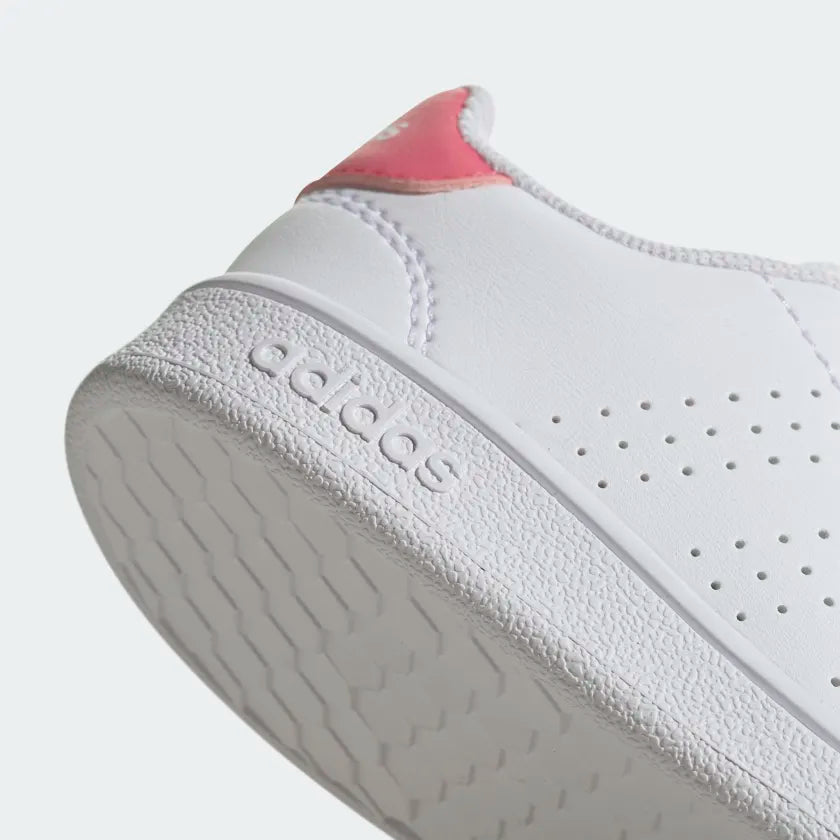 ADIDAS INFANT ADVANTAGE I - WHITE/PINK