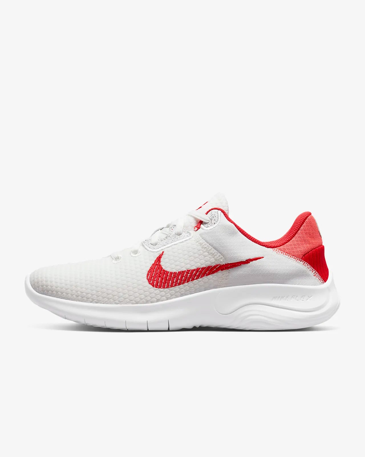 NIKE WOMENS FLEX EXPERIENCE RN 11 NN - SUMMIT WHITE/UNIVERSITY RED