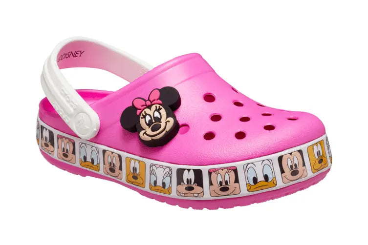 CROCS INFANT MINNIE MOUSE BAND CLOG - ELECTRIC PINK – Lotsa Shoes