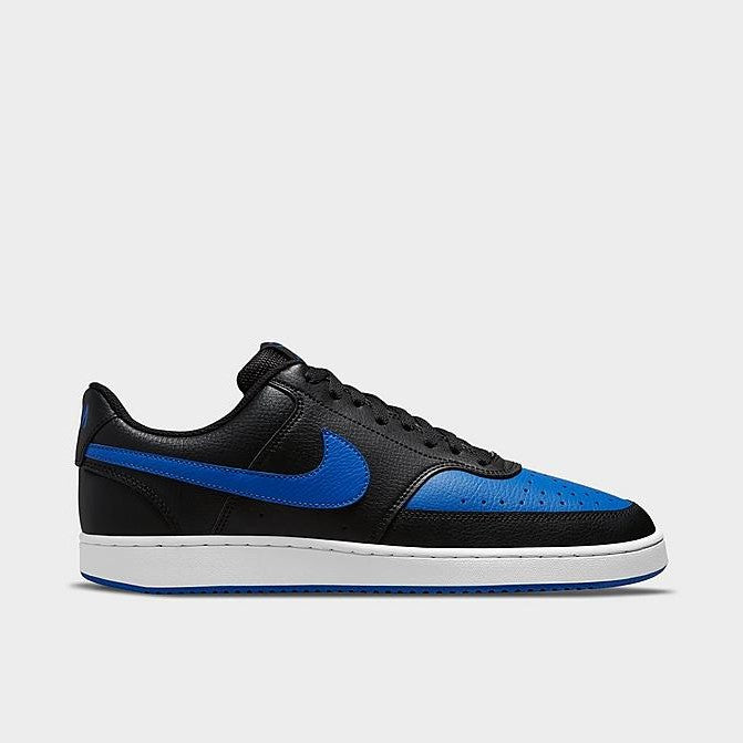 NIKE COURT VISION LO - BLACK/GAME ROYAL-WHITE – Lotsa Shoes