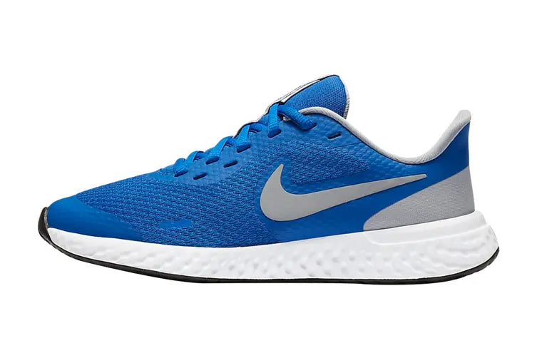 NIKE YOUTH REVOLUTION 5 (GS) - GAME ROYAL/LT SMOKE GREY-WHITE