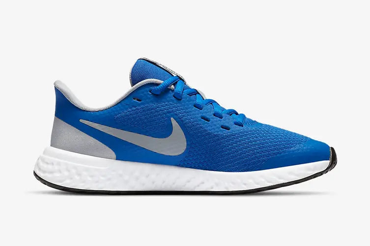 NIKE YOUTH REVOLUTION 5 (GS) - GAME ROYAL/LT SMOKE GREY-WHITE