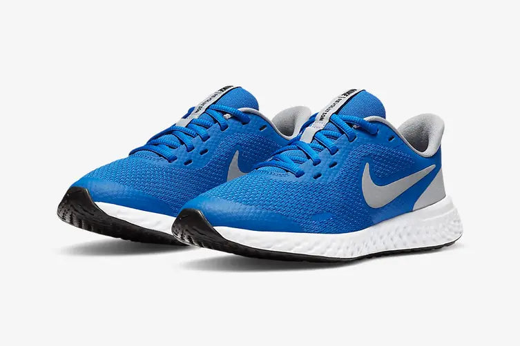 NIKE YOUTH REVOLUTION 5 (GS) - GAME ROYAL/LT SMOKE GREY-WHITE