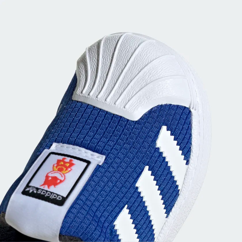 ADIDAS INFANT SUPERSTAR 360 I - ROYAL BLUE/WHITE/BLACK