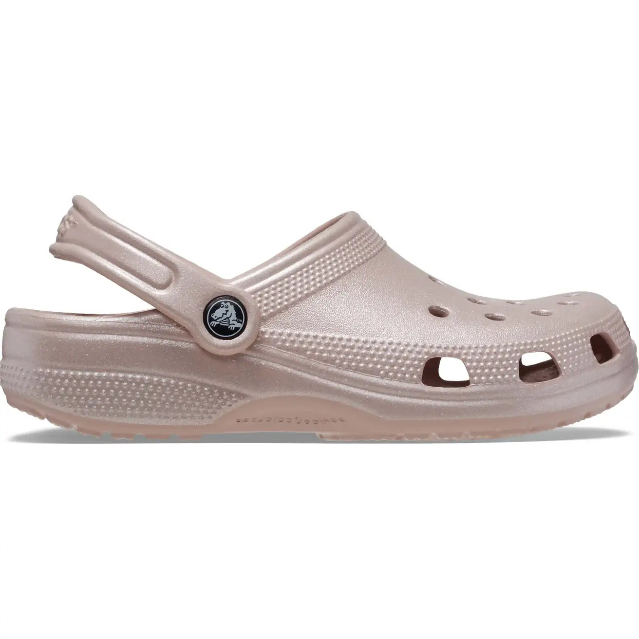 CROCS CLASSIC SHIMMER CLOG - PINK CLAY