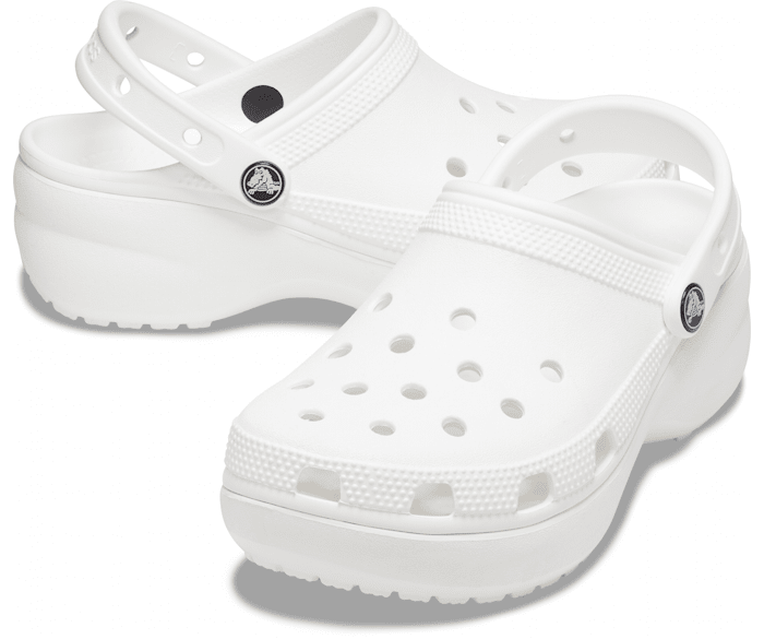 CROCS CLASSIC PLATFORM CLOG - WHITE