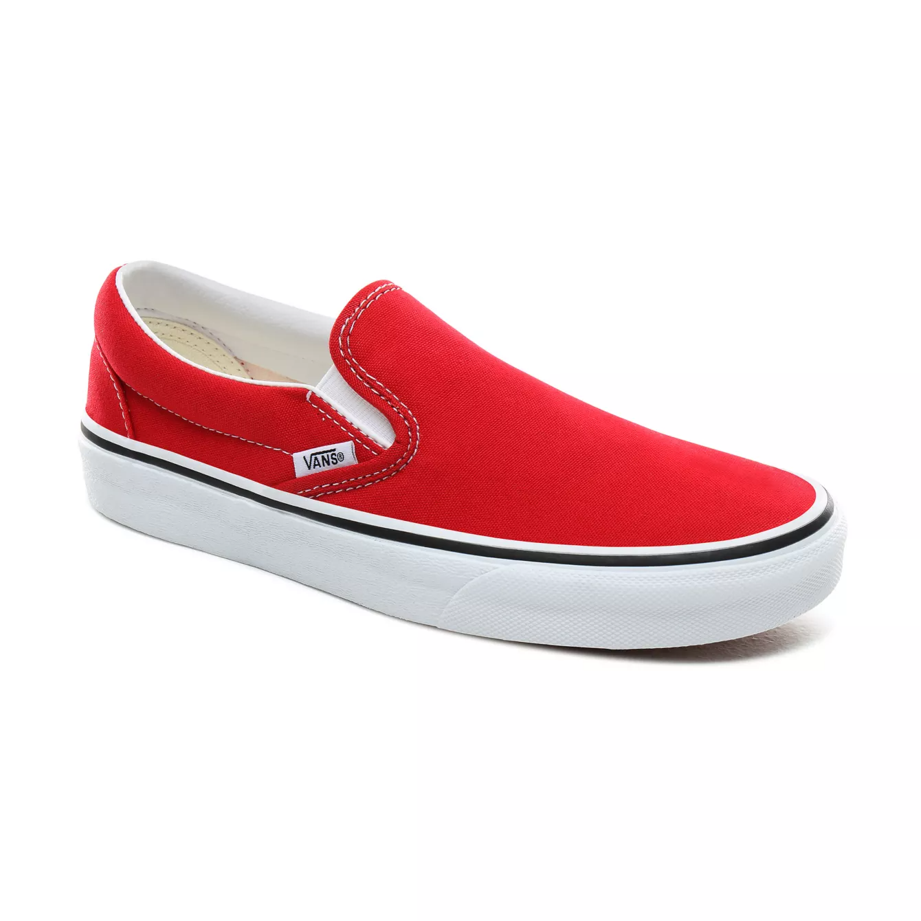 VANS CLASSIC SLIP ON - RACING RED/TRUE WHITE