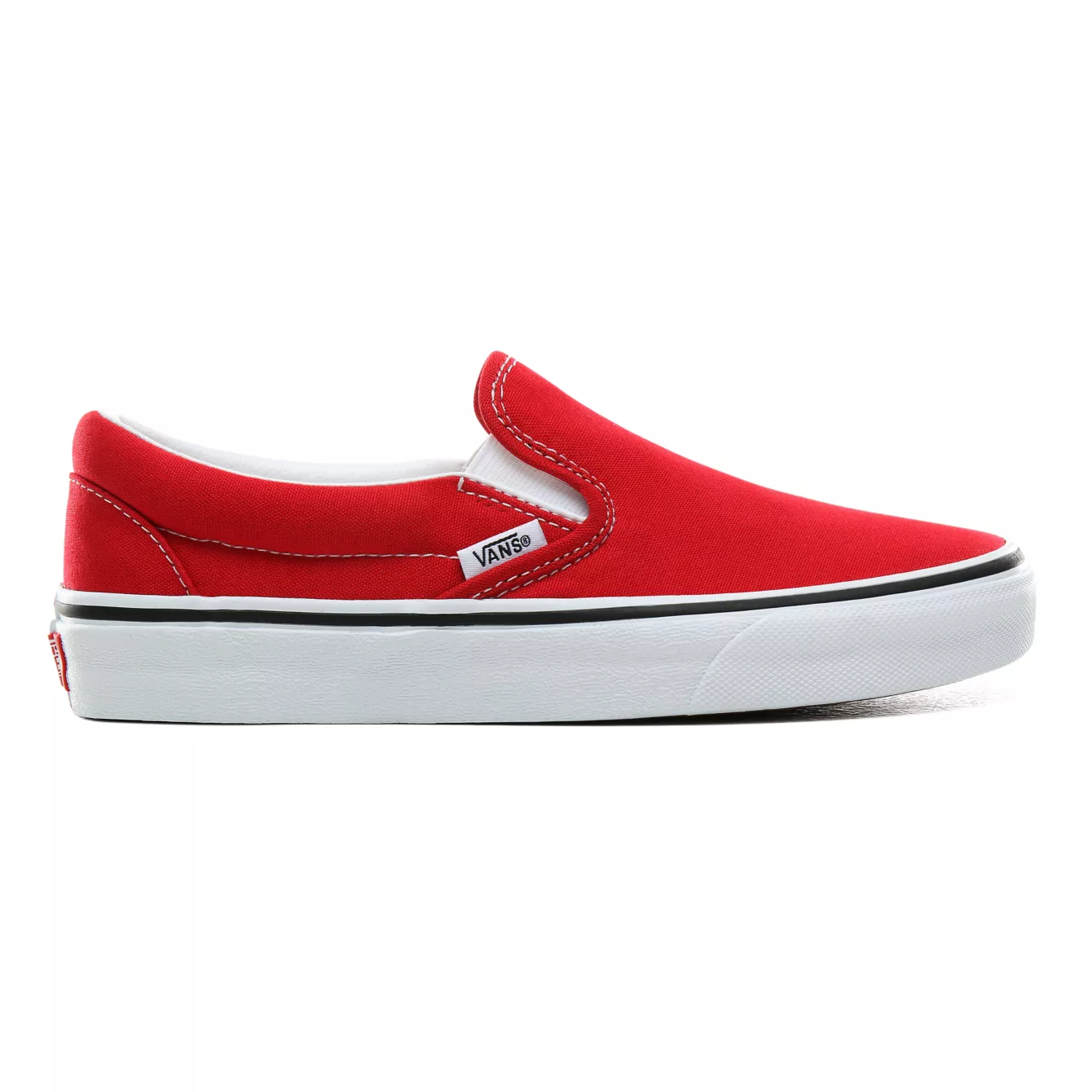 VANS CLASSIC SLIP ON - RACING RED/TRUE WHITE