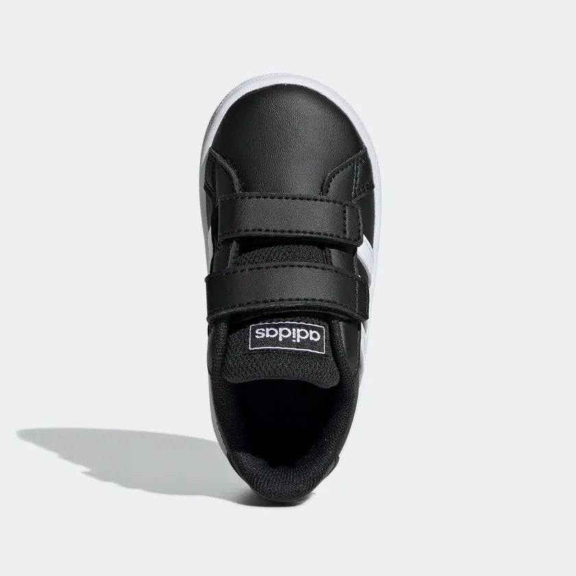 ADIDAS INFANT GRAND COURT I - Core Black / Cloud White / Cloud White