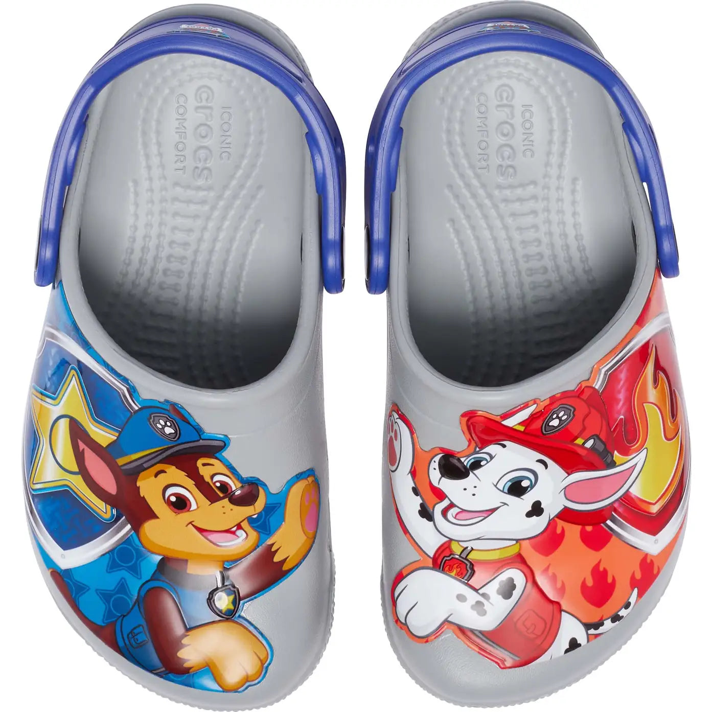 CROCS INFANT FUN LABS PAW PATROL CLOG - LIGHT GREY