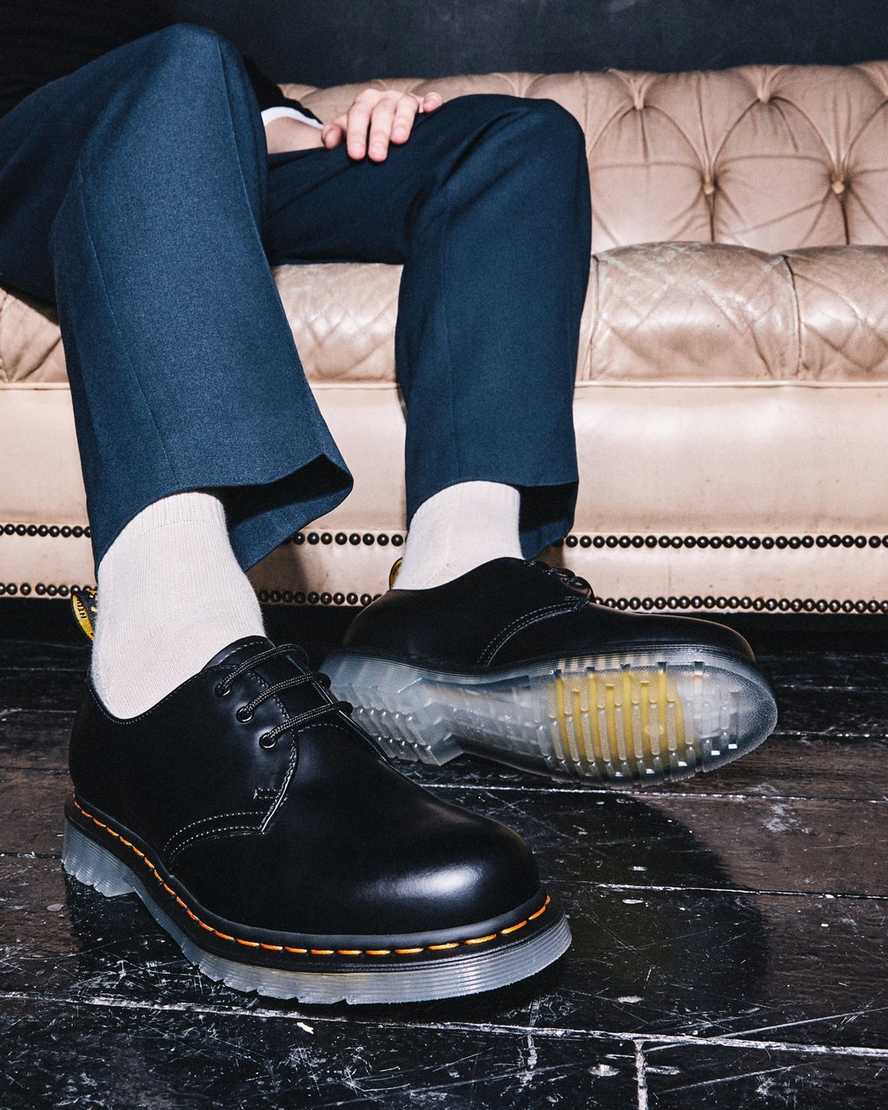 DR MARTENS 1461 SMOOTH LEATHER SHOES - BLACK SMOOTH