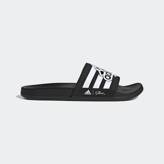 ADIDAS THE SIMPSONS ADILETTE COMFORT SLIDES - Core Black / Cloud White / Core Black