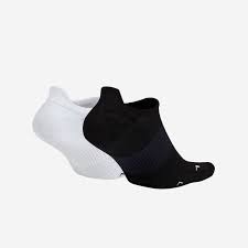 NIKE MULTIPLIER NO SHOW SOCKS (2 PACK) - WHITE/BLACK