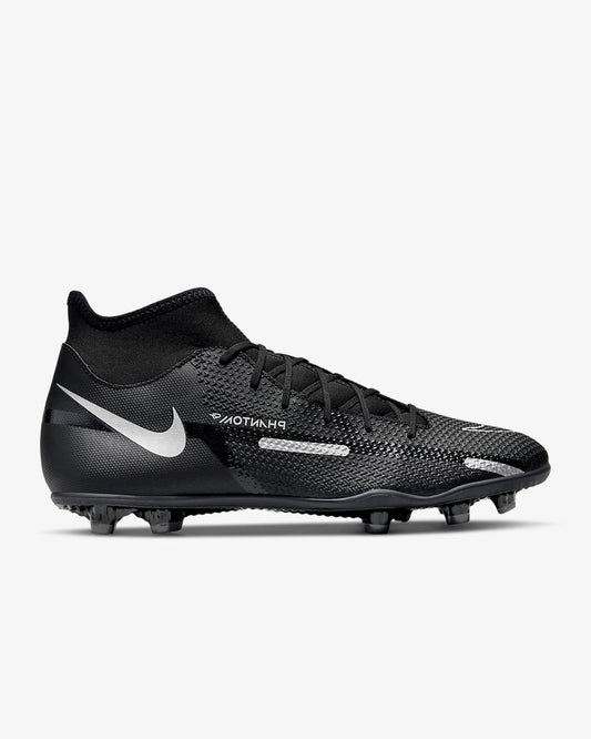 NIKE PHANTOM GT2 CLUB DF FG/MG - BLACK/METALLIC SILVER