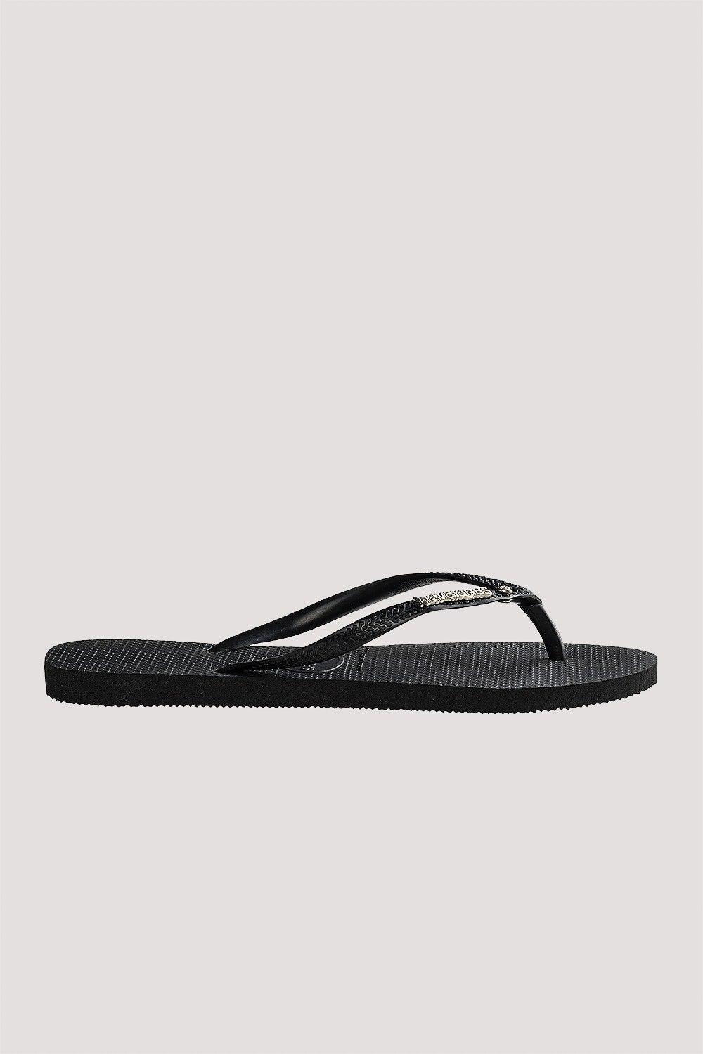 HAVAIANAS SLIM METALLIC CRYSTAL - BLACK