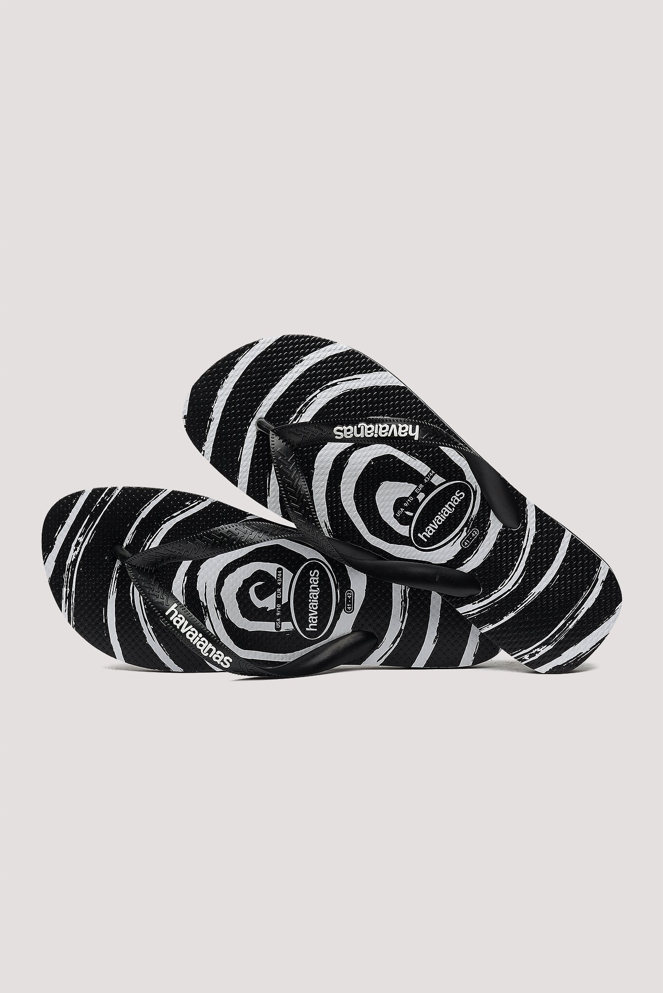 HAVAIANAS TOP WHIRL FC - BLACK/WHITE