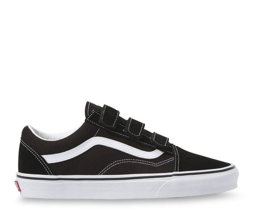 VANS OLD SKOOL V (SUEDE/CANVAS) - BLACK/TRUE WHITE