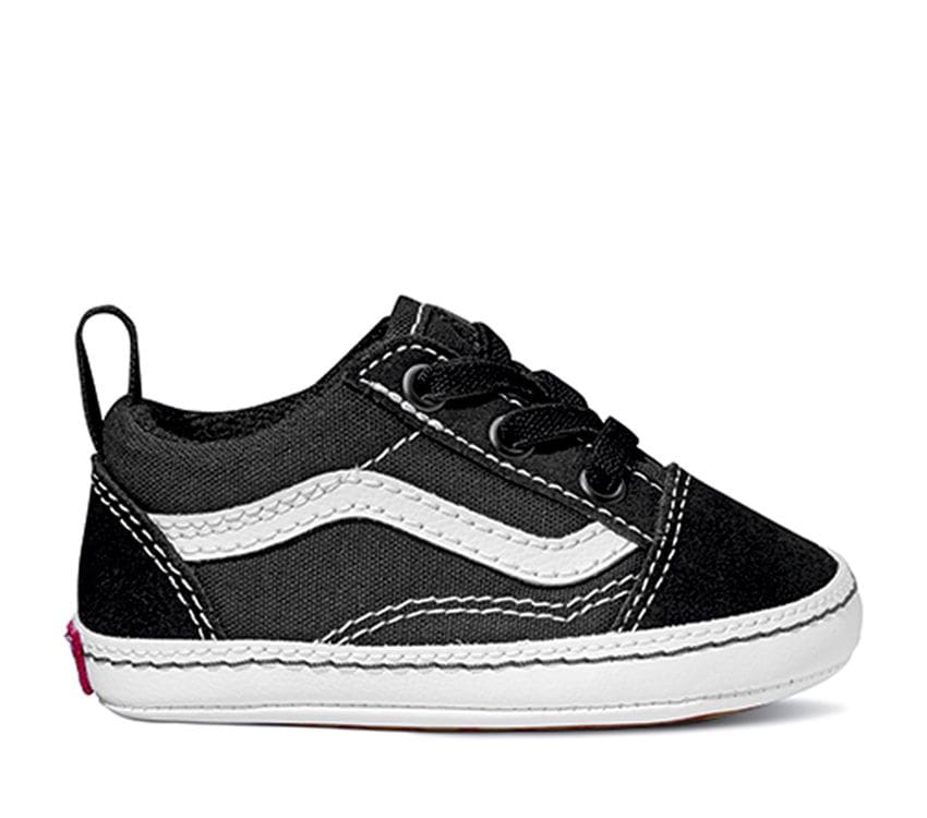 VANS INFANT OLD SKOOL CRIB - BLACK/WHITE