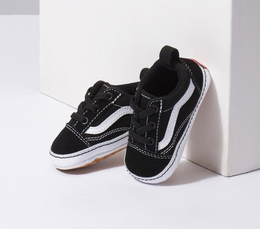 VANS INFANT OLD SKOOL CRIB - BLACK/WHITE