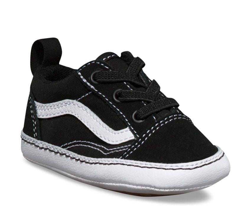 VANS INFANT OLD SKOOL CRIB - BLACK/WHITE