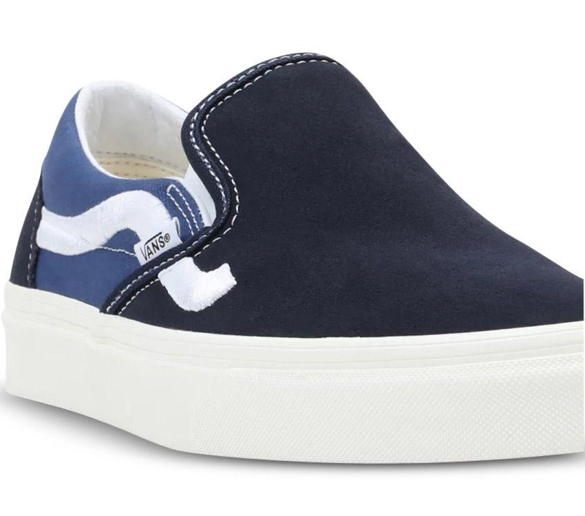 VANS CLASSIC SLIP ON - SIDESTRIPE NAVY